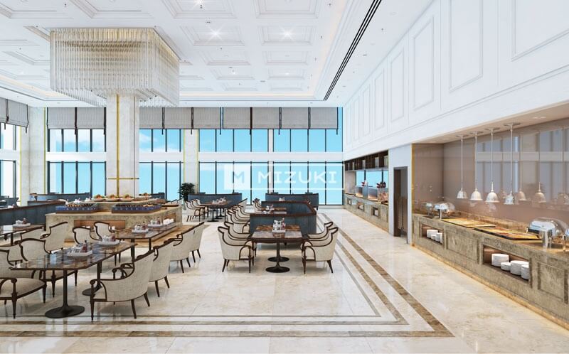 Nhà hàng sang trọng của Luxuty Apartment